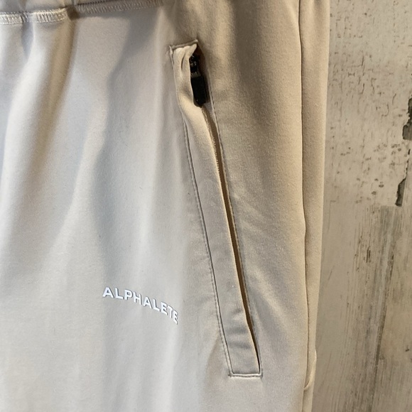 Alphalete Tan Joggers Learn More Dream More Be More - Picture 4 of 11